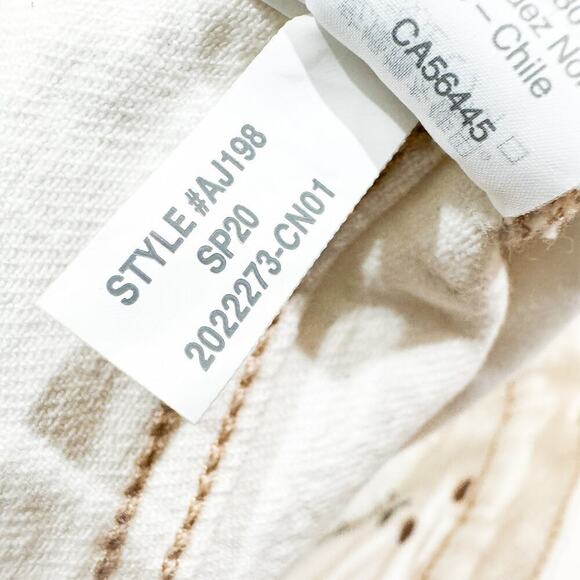 Madewell Slim Demi-Boot Bootcut Denim Jeans Button Fly Cream Size 28 - Picture 8 of 9